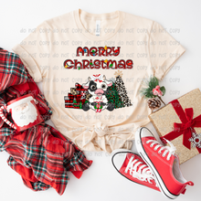 Load image into Gallery viewer, MERRY CHRISTMAS COW DTF
