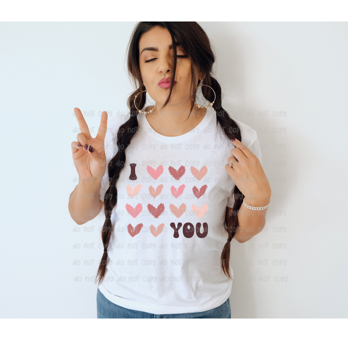 I love you  – DTF Transfer