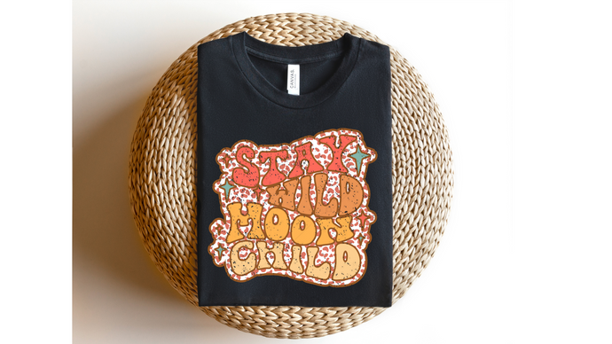 Retro Stay Wild Moon Child  - DTF Transfer