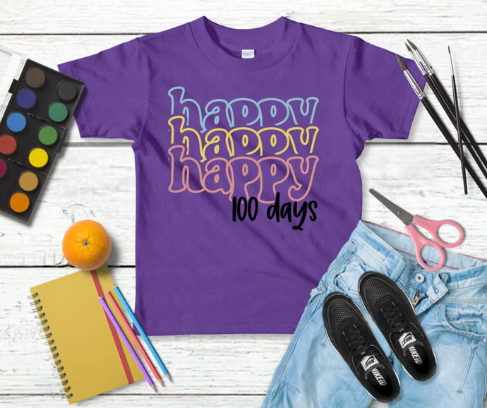 Happy 100 Days - DTF Transfer