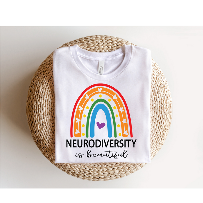 NEURODIVERSITY RAINBOW  - DTF Transfer