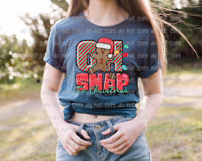 OH SNAP GINGER BOY  – DTF Transfer