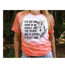 Load image into Gallery viewer, POCKET PEACE SIGN  - DTF Transfer
