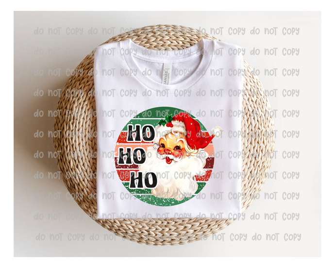 RED NOSE SANTA  – DTF Transfer