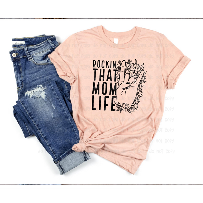 ROCKIN MOM LIFE  - DTF Transfer