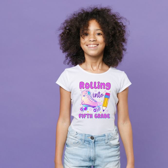 ROLLING INTO 5TH GRADE – DTF Transfer