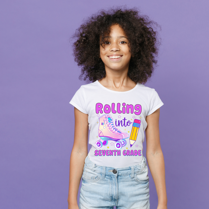 ROLLING INTO 7TH GRADE – DTF Transfer