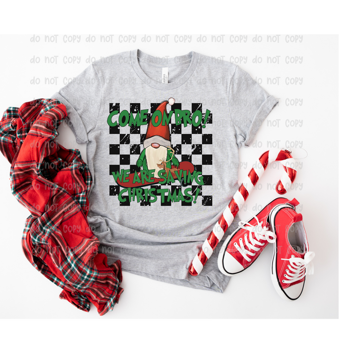 SAVING CHRISTMAS  – DTF Transfer