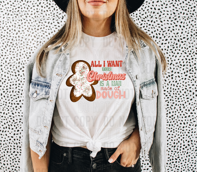 ALL I WANT FOR CHRISTMAS – DTF Transfer