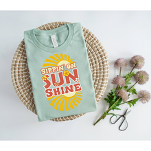 Load image into Gallery viewer, SIPPIN ON SUNSHINE  - DTF Transfer
