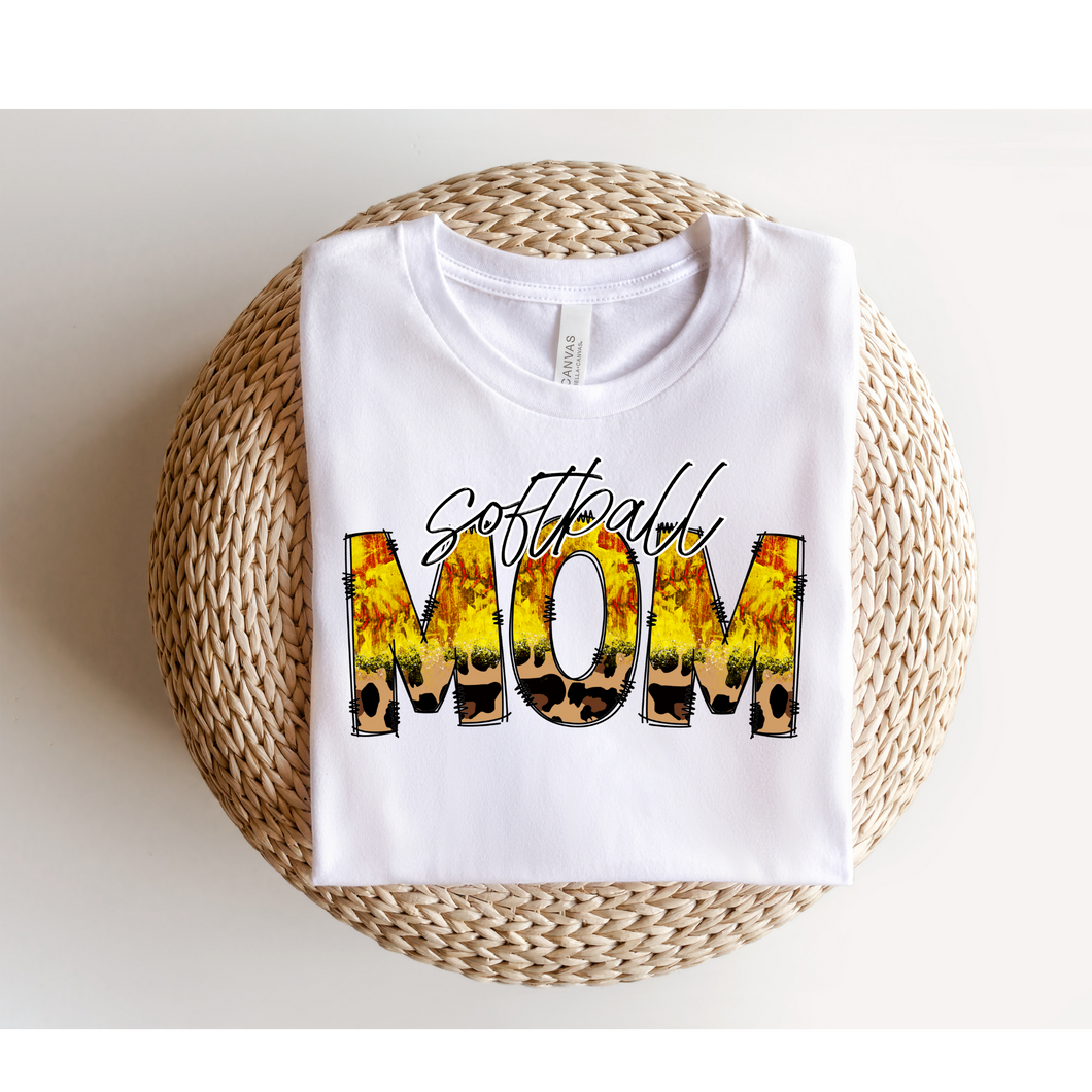 SOFTBALL MOM CHEETAH TRANSFER