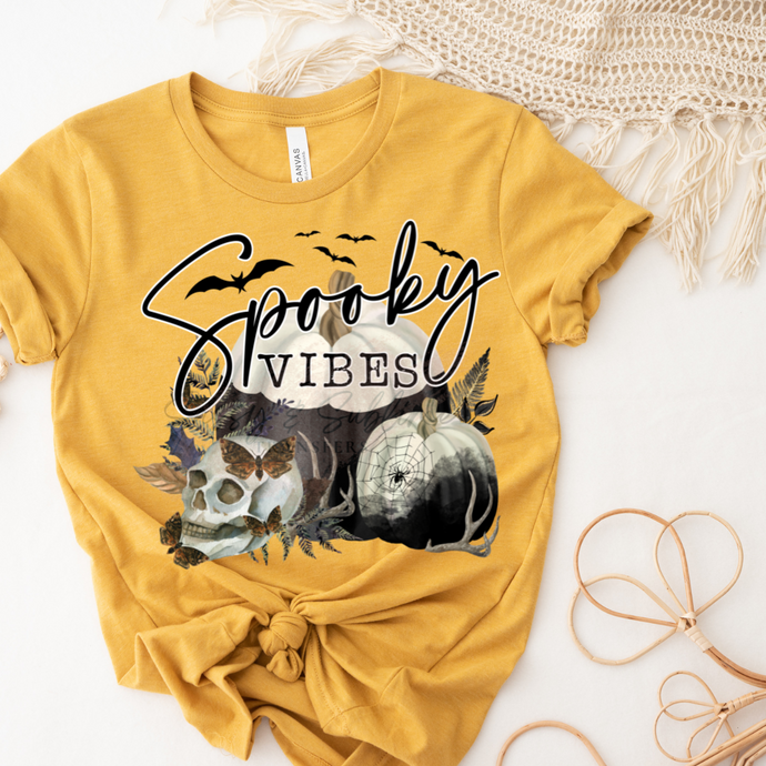 SPOOKY VIBES SKULLS – DTF Transfer