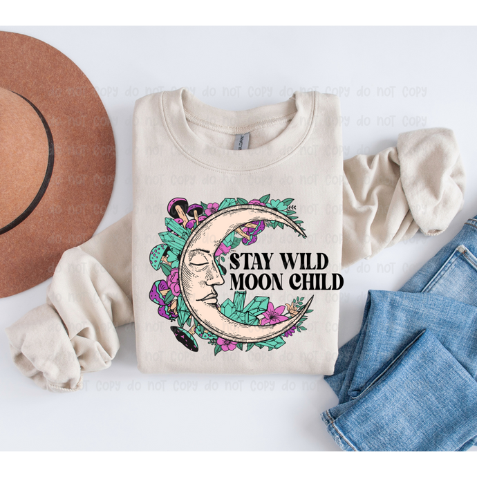 STAY WILD MOON CHILD – DTF Transfer