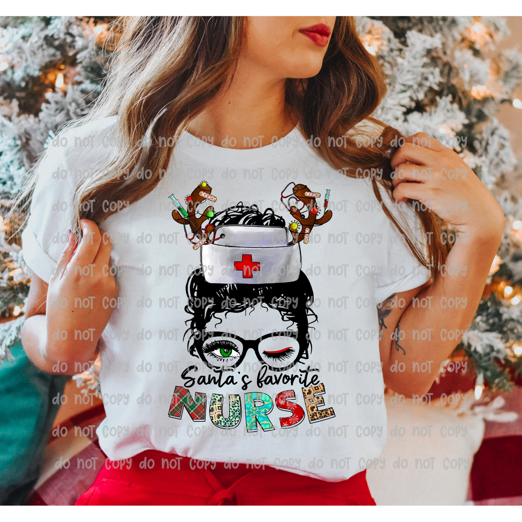 Santa's Favorite Nurse Transfer