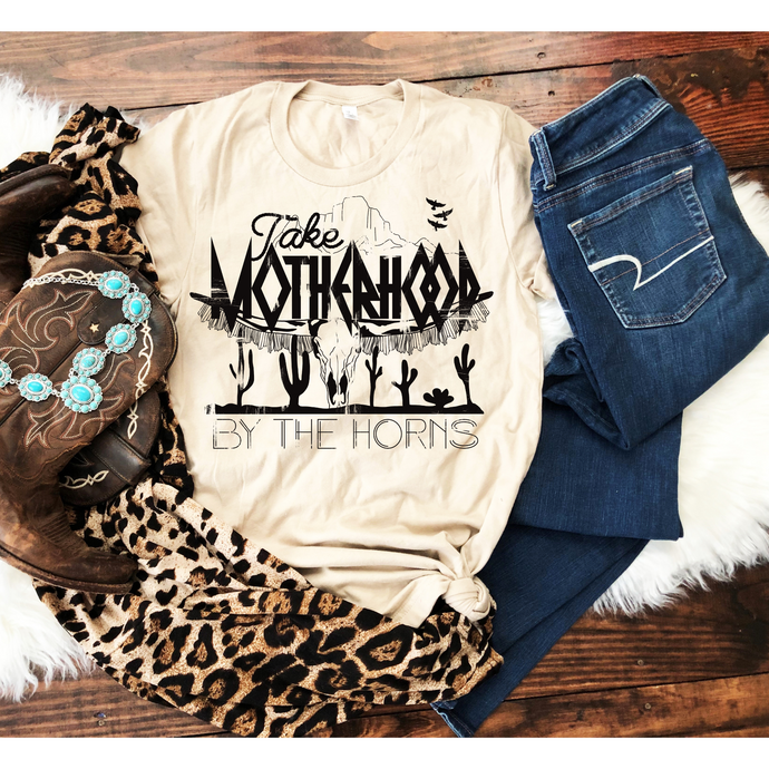 TAKE MOTHERHOOD BY THE HORNS – DTF Transfer