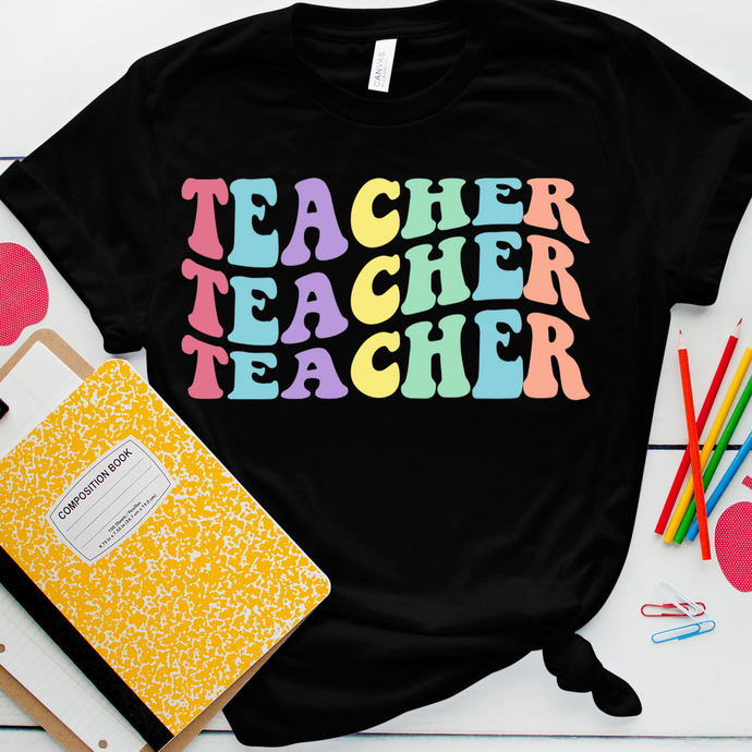 TEACHER STACKED – DTF Transfer