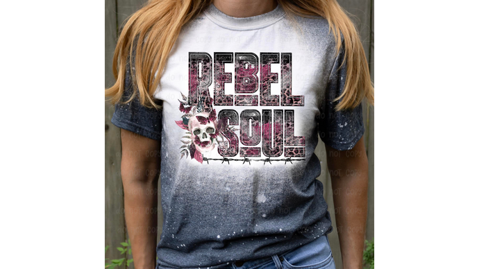 Rebel Soul Pink - DTF Transfer