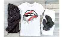 Load image into Gallery viewer, Baseball Drip Lips  - DTF Transfer
