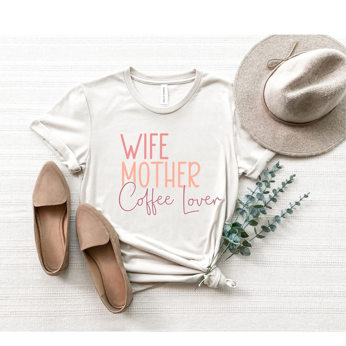 WIFE.MOTHER.COFFEE - DTF Transfer