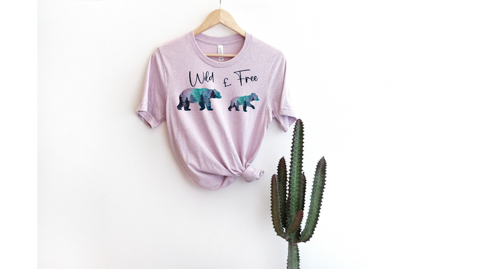 WILD & FREE BEARS - DTF Transfer