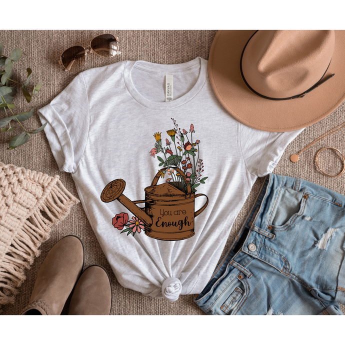 YOU ARE ENOUGH BROWN TIN - DTF Transfer