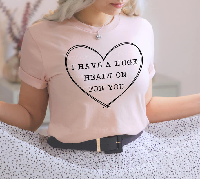 Heart On For You - DTF Transfer