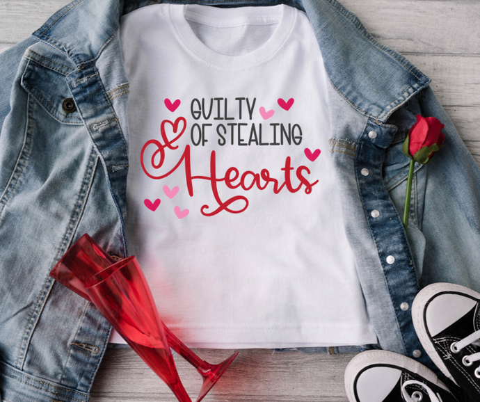 Guilty of Stealing Hearts - DTF Transfer