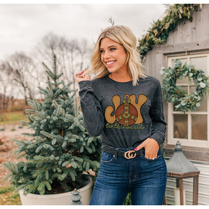JOY TO THE WORLD – DTF Transfer