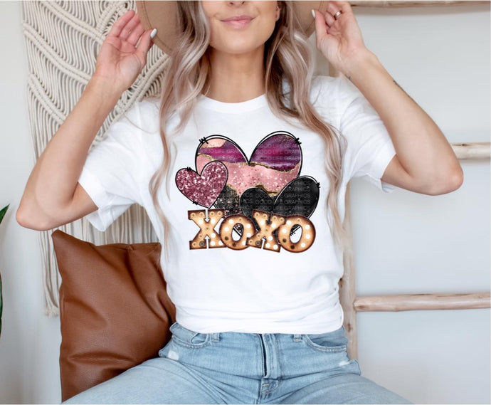 Pink XOXO - DTF Transfer